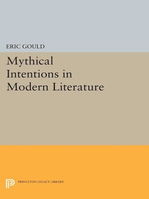 cover image of Mythical Intentions in Modern Literature
